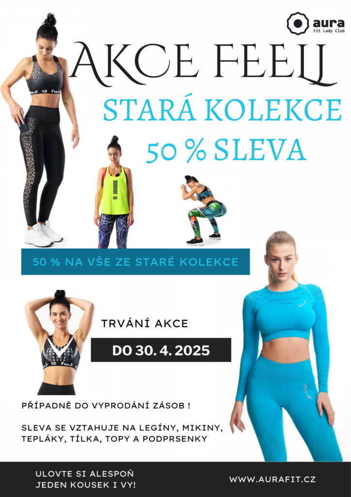 Sleva 50 % na starou kolekci Feelj!