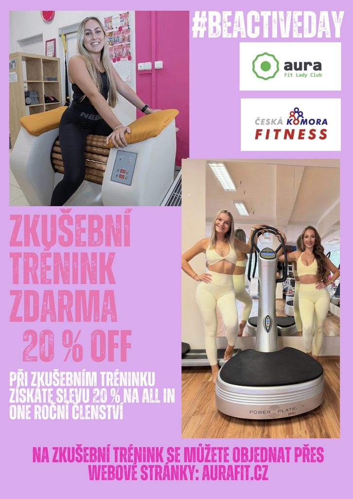 BEACTIVEDAY v Aura Fit Lady Club: Přijďte si zacvičit a udělejte první krok k aktivnějšímu životu 6 image1 3