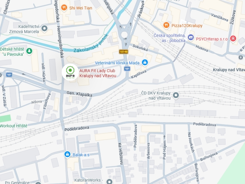 aurafit kralupy nad vltavou mapa 1